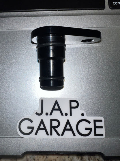 VR30 Oil block off plate anodized black